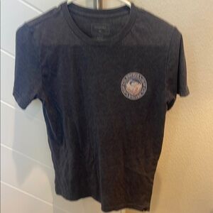 Volcom Charcoal Tee with Circular Logo